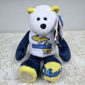 Vintage State Quarter Michigan Plush Bear, 2004, Limited Treasures